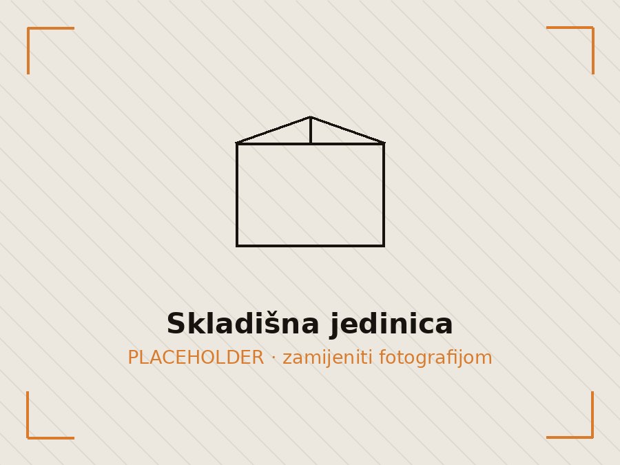 Uredno složene i označene stvari klijenata u skladištu