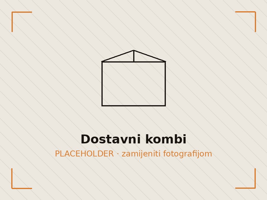Dostavni kombi LAV za preuzimanje i dostavu